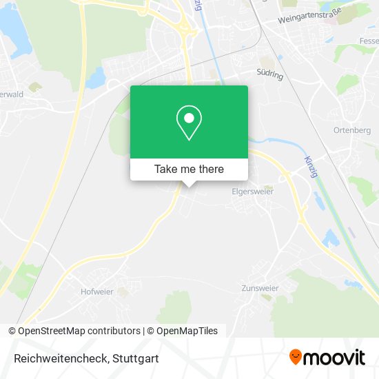 Reichweitencheck map