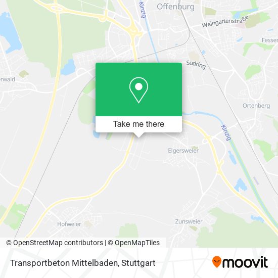 Transportbeton Mittelbaden map