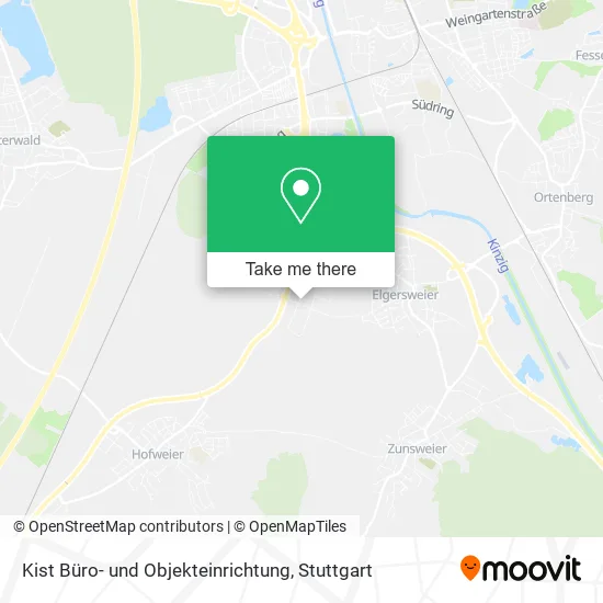 Карта Kist Büro- und Objekteinrichtung