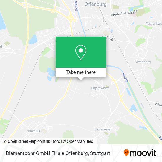 Карта Diamantbohr GmbH Filiale Offenburg