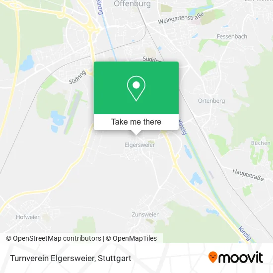 Карта Turnverein Elgersweier