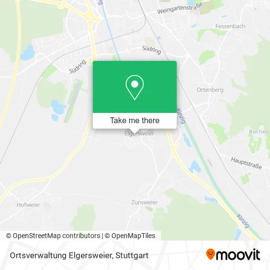 Карта Ortsverwaltung Elgersweier