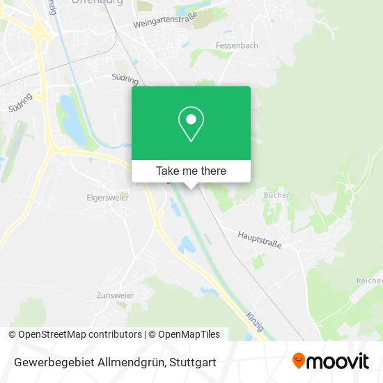 Карта Gewerbegebiet Allmendgrün