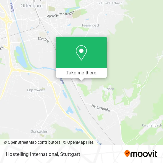 Карта Hostelling International