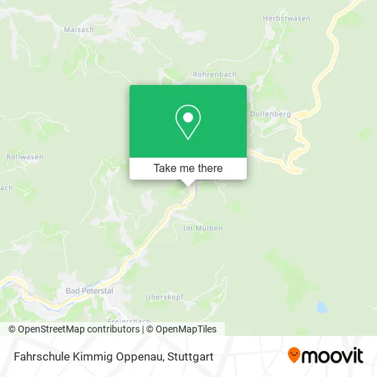 Карта Fahrschule Kimmig Oppenau