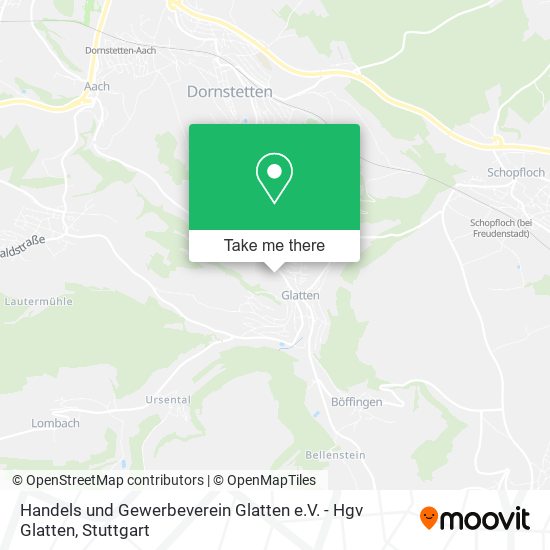 Карта Handels und Gewerbeverein Glatten e.V. - Hgv Glatten