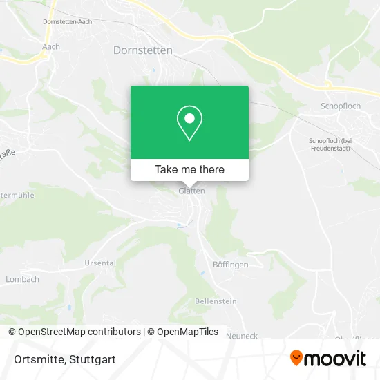 Карта Ortsmitte