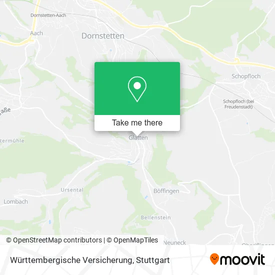 Карта Württembergische Versicherung