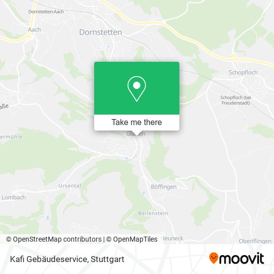 Kafi Gebäudeservice map