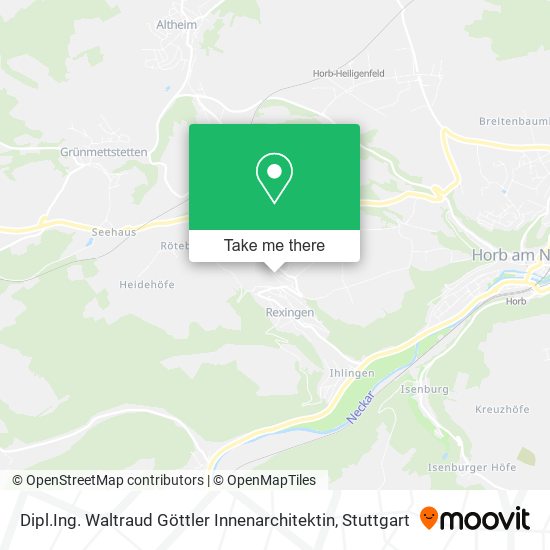 Dipl.Ing. Waltraud Göttler Innenarchitektin map