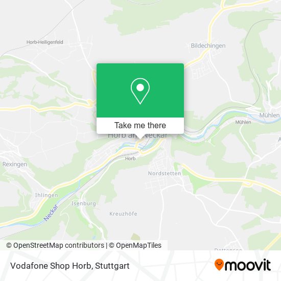 Vodafone Shop Horb map