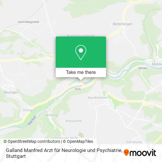 Карта Galland Manfred Arzt für Neurologie und Psychiatrie