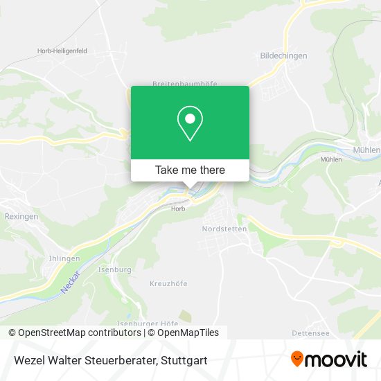 Wezel Walter Steuerberater map