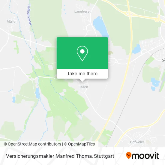 Карта Versicherungsmakler Manfred Thoma