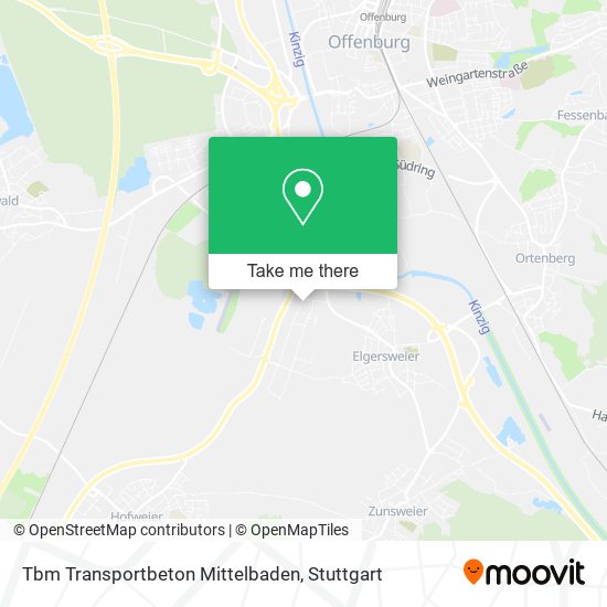 Tbm Transportbeton Mittelbaden map