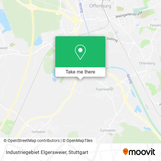 Карта Industriegebiet Elgersweier