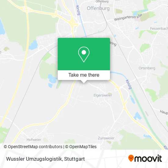 Карта Wussler Umzugslogistik