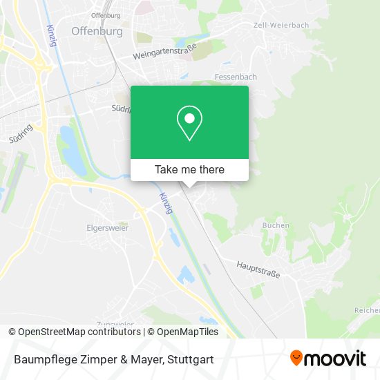 Baumpflege Zimper & Mayer map