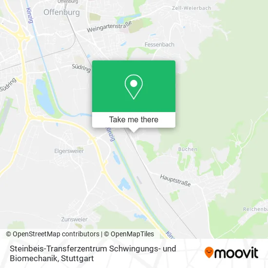 Карта Steinbeis-Transferzentrum Schwingungs- und Biomechanik