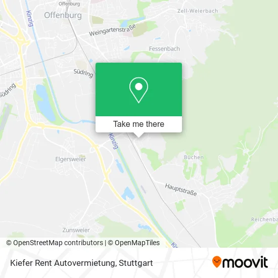 Карта Kiefer Rent Autovermietung