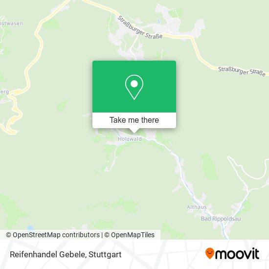 Reifenhandel Gebele map