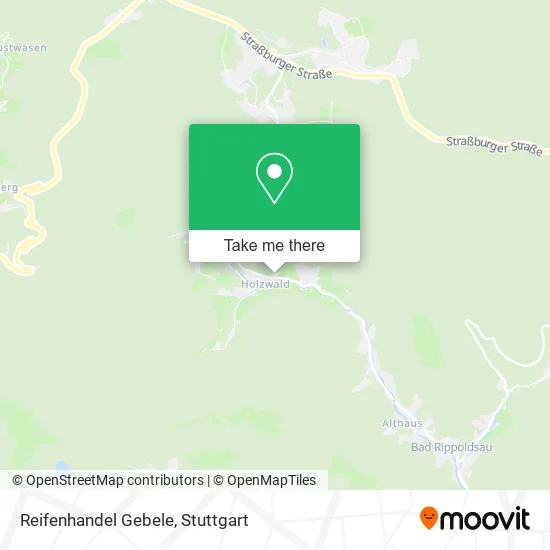 Карта Reifenhandel Gebele
