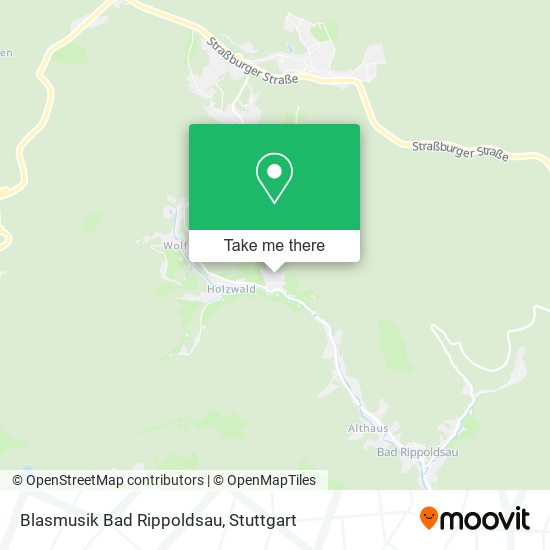 Blasmusik Bad Rippoldsau map