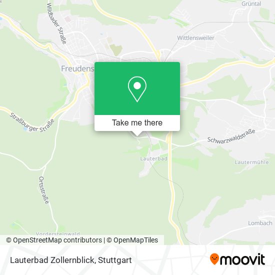 Lauterbad Zollernblick map