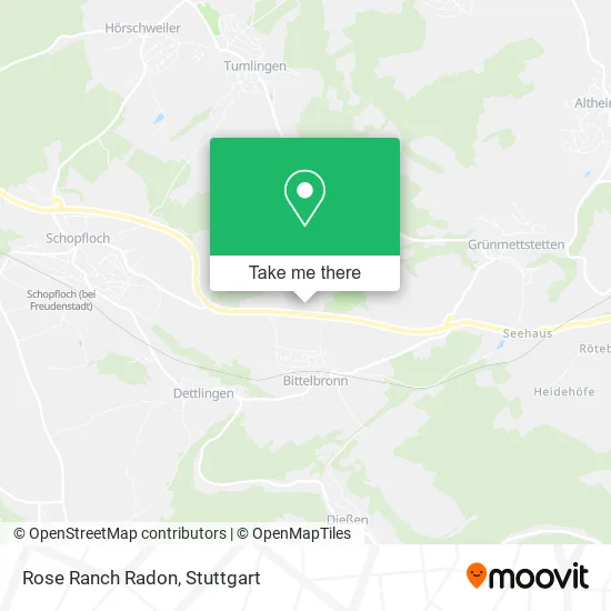 Карта Rose Ranch Radon