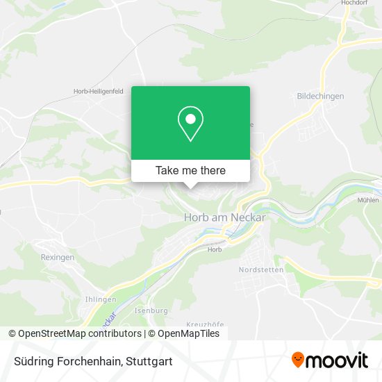 Südring Forchenhain map