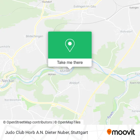 Карта Judo Club Horb A.N. Dieter Nuber