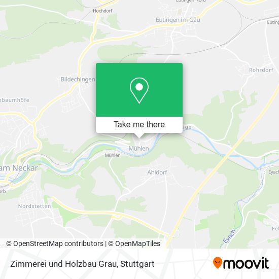 Zimmerei und Holzbau Grau map