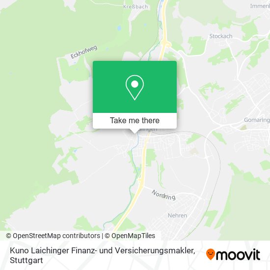 Kuno Laichinger Finanz- und Versicherungsmakler map