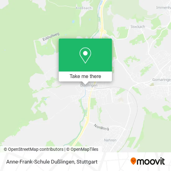 Карта Anne-Frank-Schule Dußlingen