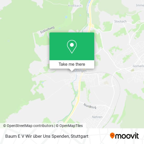 Baum E V Wir über Uns Spenden map
