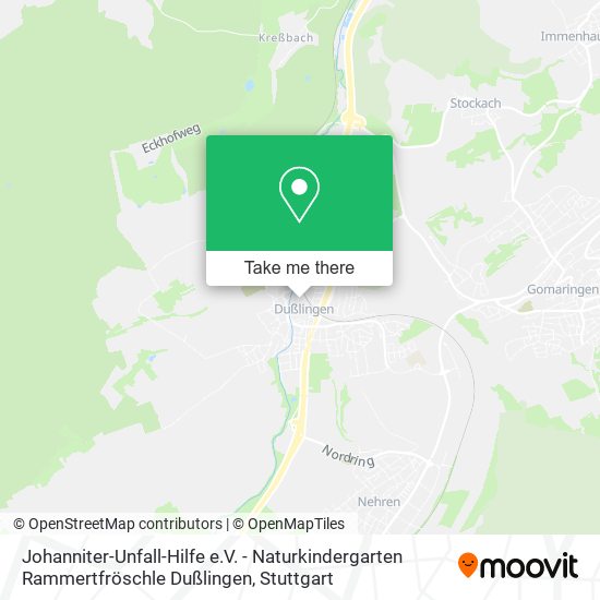 Johanniter-Unfall-Hilfe e.V. - Naturkindergarten Rammertfröschle Dußlingen map