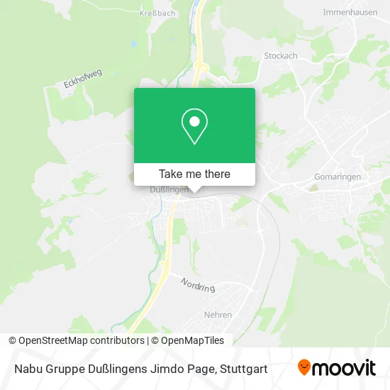 Карта Nabu Gruppe Dußlingens Jimdo Page