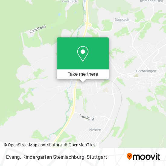 Evang. Kindergarten Steinlachburg map