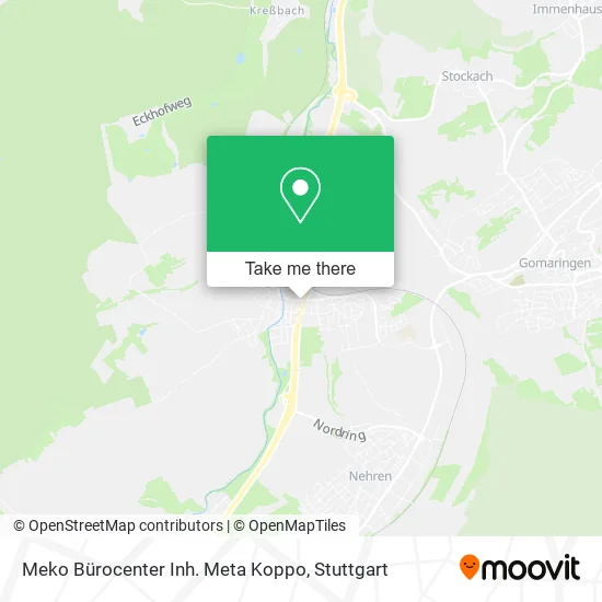 Карта Meko Bürocenter Inh. Meta Koppo