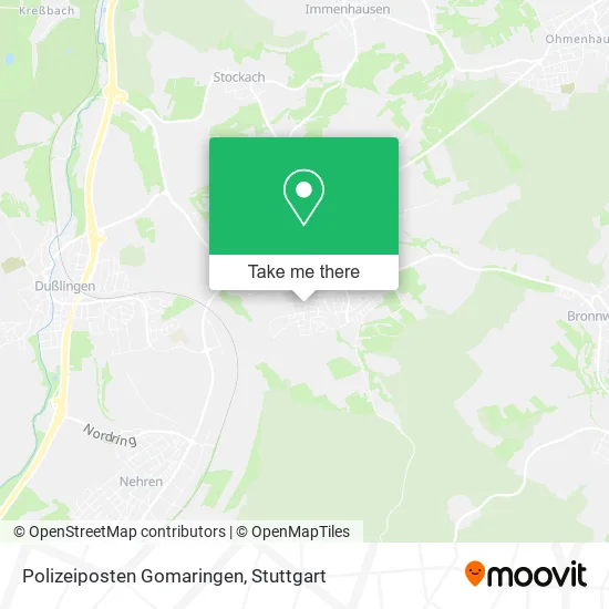 Карта Polizeiposten Gomaringen