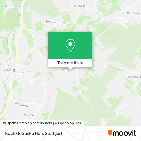 Карта Koch Getränke Herr