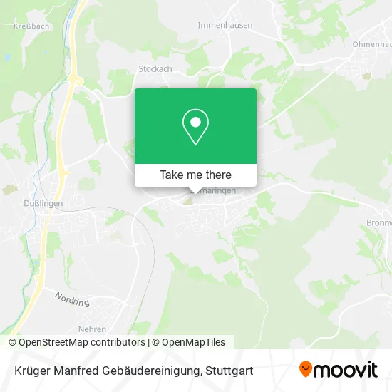 Карта Krüger Manfred Gebäudereinigung