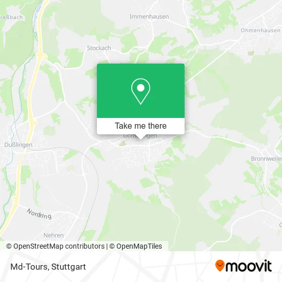 Карта Md-Tours