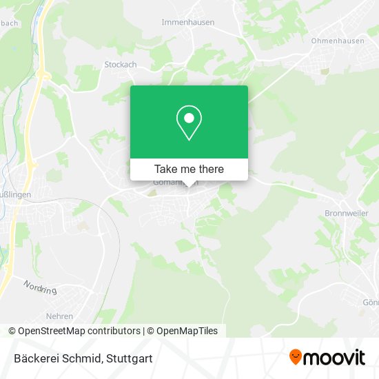Bäckerei Schmid map