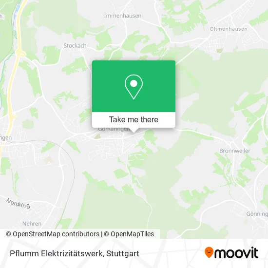 Карта Pflumm Elektrizitätswerk