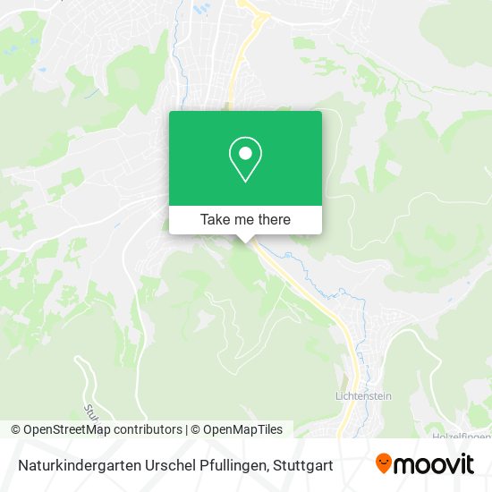 Naturkindergarten Urschel Pfullingen map