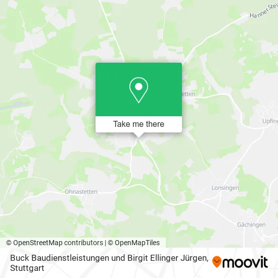 Карта Buck Baudienstleistungen und Birgit Ellinger Jürgen