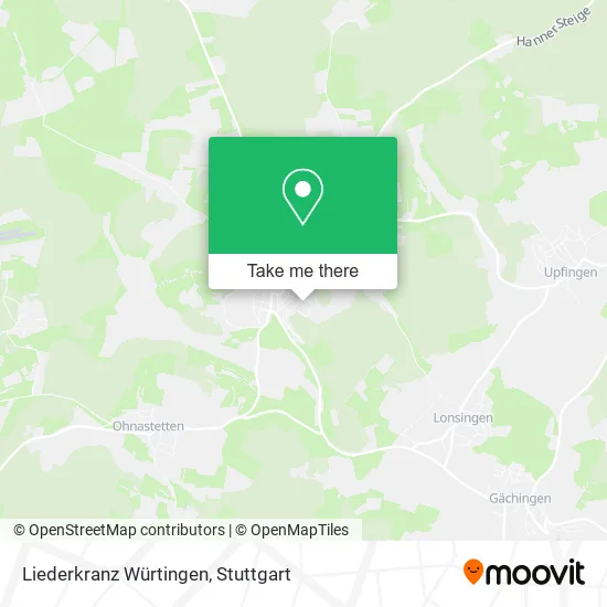 Карта Liederkranz Würtingen