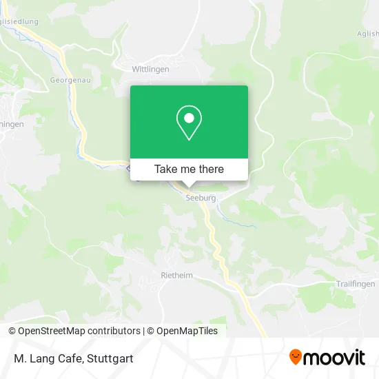 M. Lang Cafe map