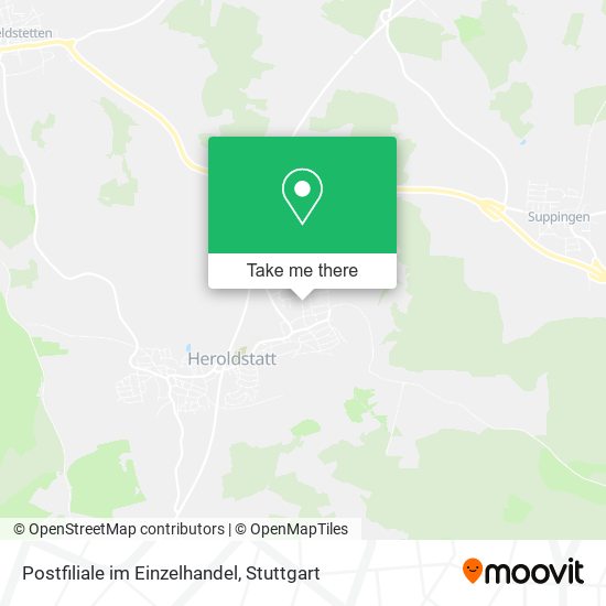 Postfiliale im Einzelhandel map